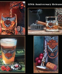 scott's four 115th anniversary paintings for harley-davidson
