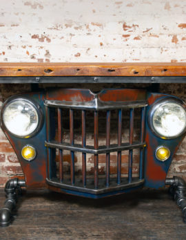 red willys jeep grille table at scott jacobs gallery deadwood
