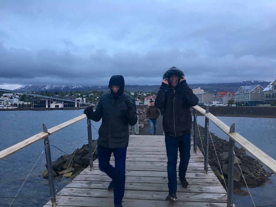 Park West crew cold in Iceland