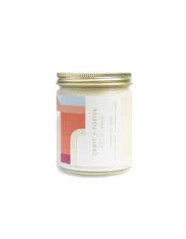 hand-poured candle, blackberry, fig and woods 8 ounce