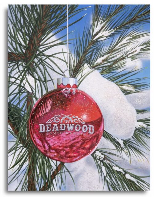 2020 Christmas card called Hangin in Deadwood by Scott Jacobs