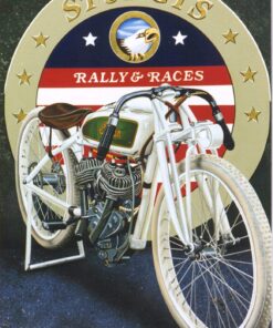 indian motorcycle poster called Indian Racer Vintage 1024 by Scott Jacobs