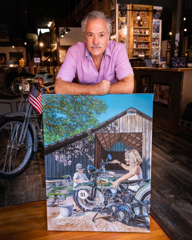 finished 2021 sturgis rally painting by scott jacobs