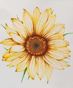 living sunshine pointillism by jacqueline rinehart
