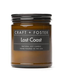 lost coast scented candle
