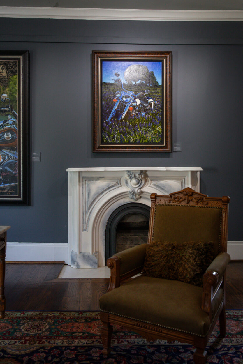 monthaven-scott-jacobs-1141 "field of dreams" painting by Scott Jacobs hanging in the MontHaven Arts museum