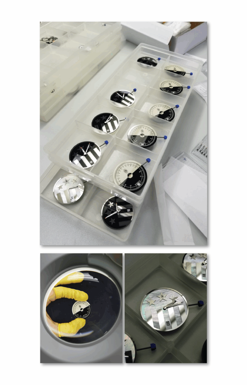 soffa-watches-blog4 close up photos of the watch faces being assembled