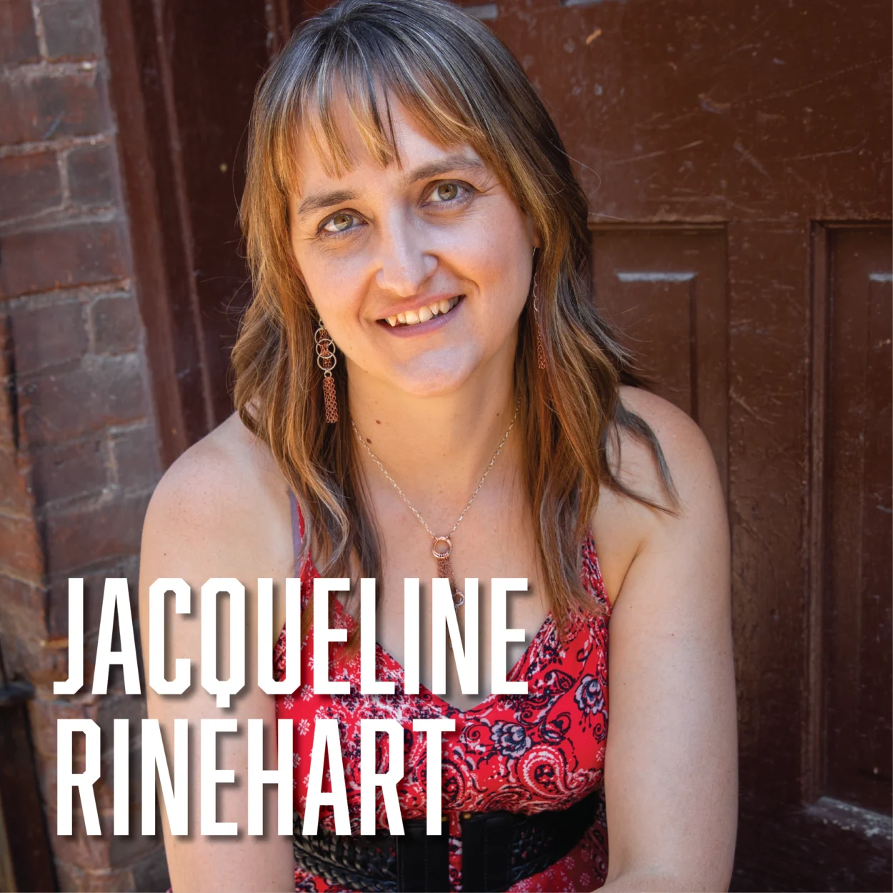 jacqueline-rinehart-art artist Jacqueline Rinehart smiling in deadwood