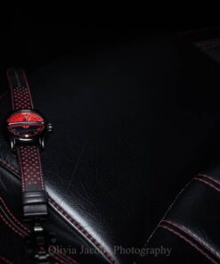 drive time stealth watch red and black by Scott Jacobs