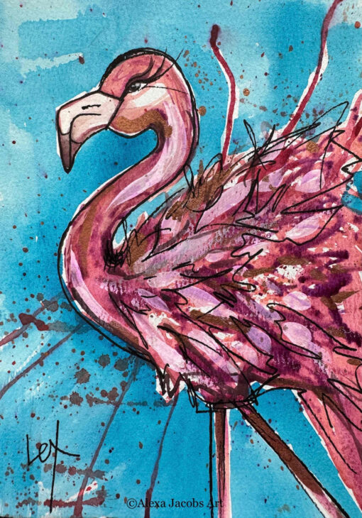 "In Your Face" 6 X 8