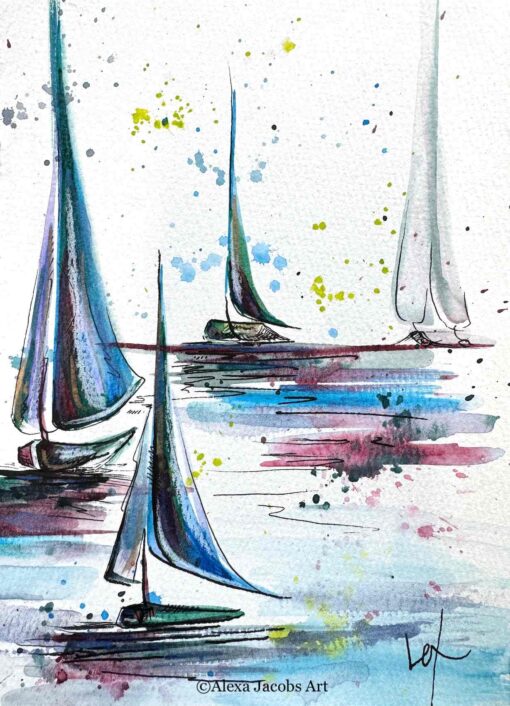 "Life on the Water" 6 X 8