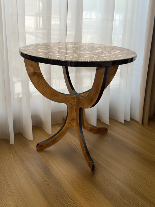 "Ember Whispers" Mandala Table w/22"Top