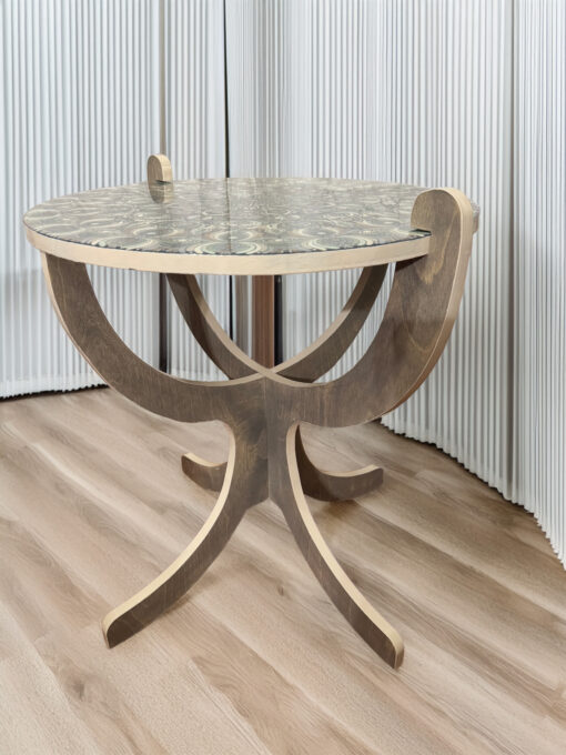 "Stone & Sage" Custom Mandala Table