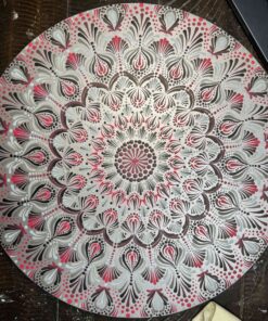 "Blush of Dawn" Mandala Lazy Susan