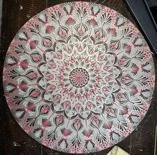 "Blush of Dawn" Mandala Lazy Susan