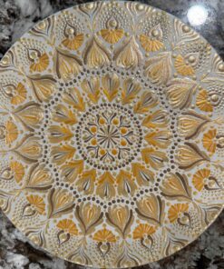 "Honeyed Harvest" Mandala Lazy Susan
