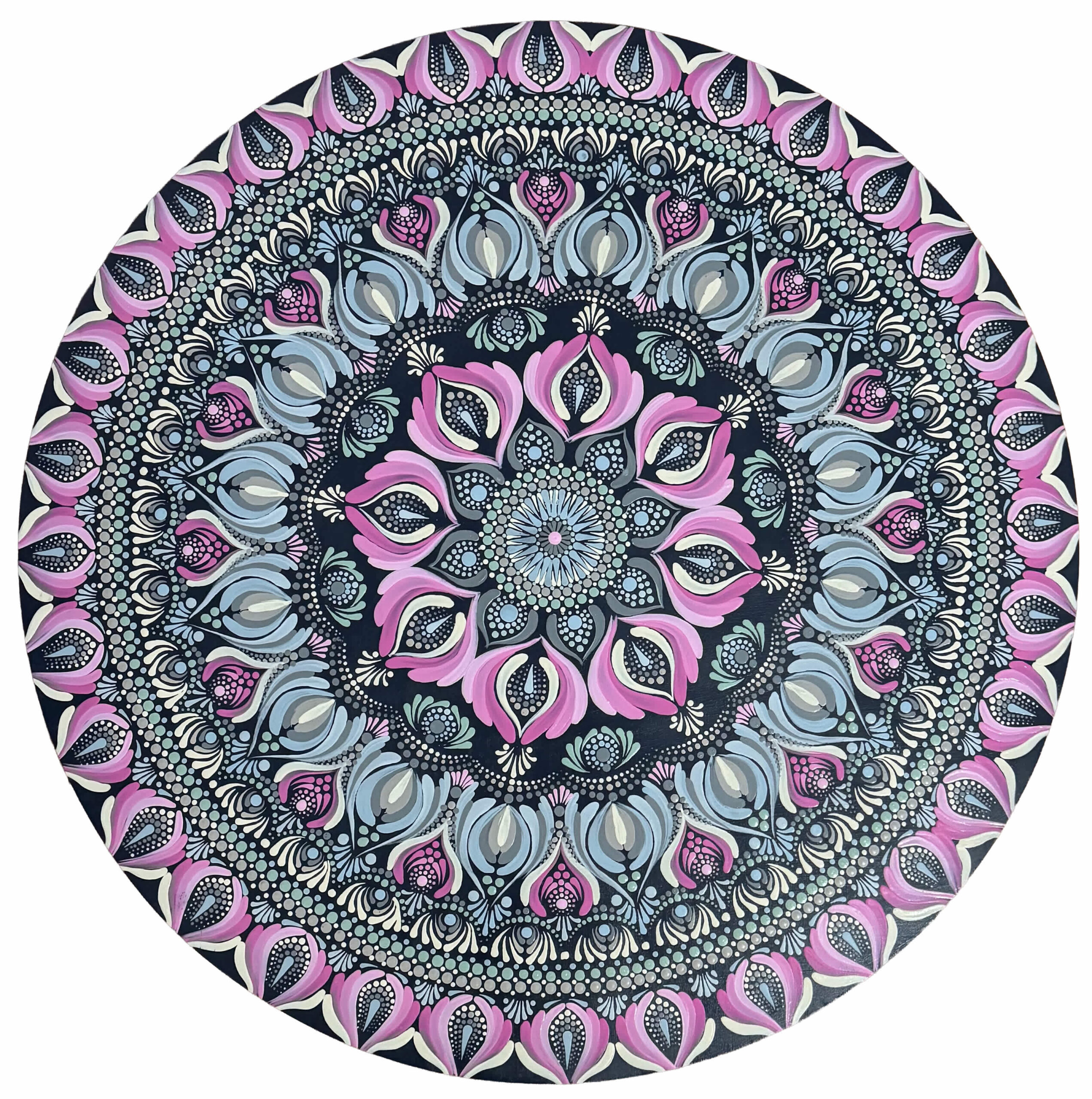 "Petals of Reverie" Mandala
