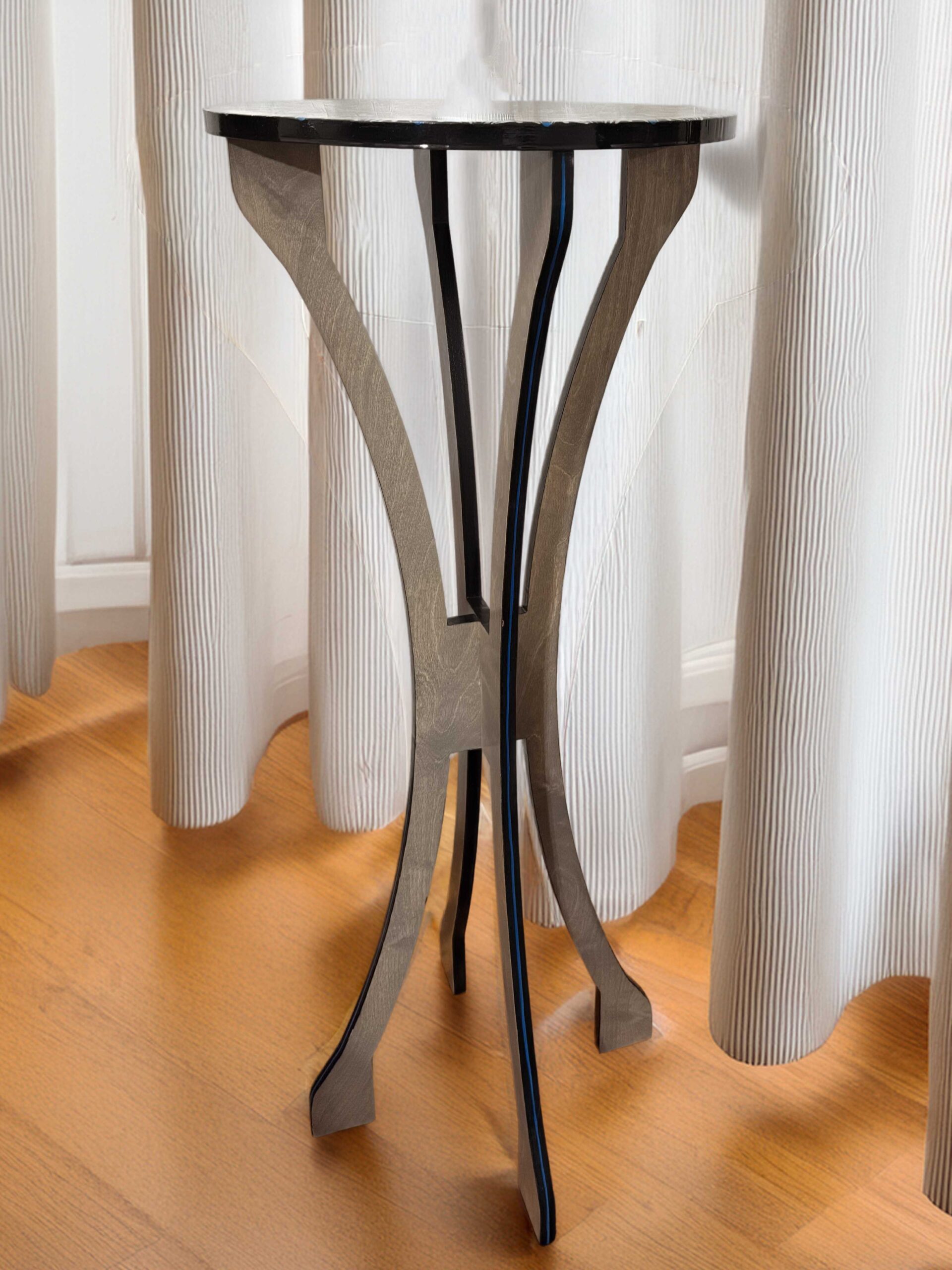 "Riverbed Rhythm" Custom Mandala Table - Image 2